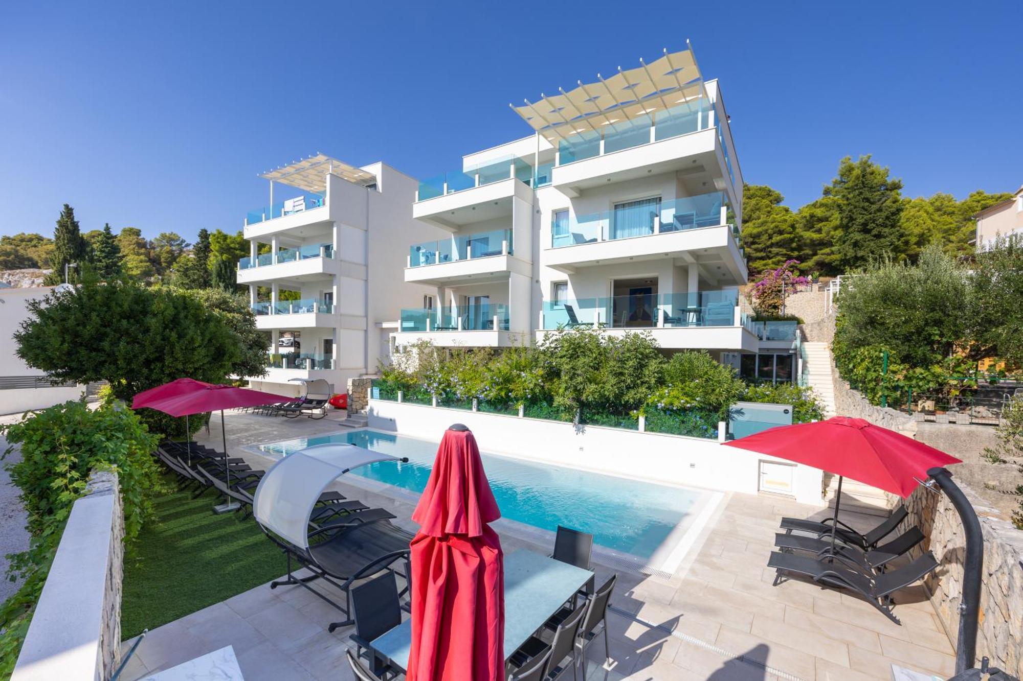 Villa Aqua Жаборич Екстериор снимка